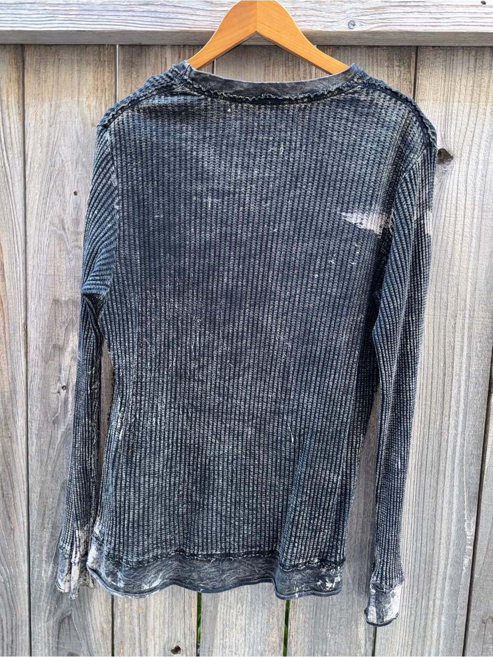 SALVAGE Long Sleeve Thermal Graphic Shirt Size Large - Picture 6 of 7
